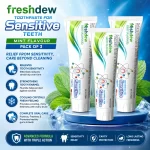 Fresh Dew Toothpaste for Sensitive Teeth Pack of 3 by Dew Drops
